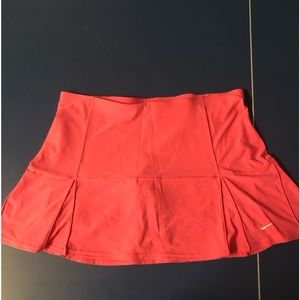 Nike Fit Dry Coral Tennis Skirt